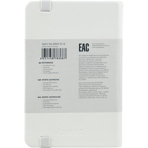Notebook Axent Partner 8301-21-A, 95*140 mm, 96 pages, squared, white