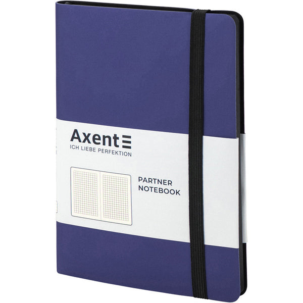 Notebook Axent Partner Soft 8206-38-A, 125*195 mm, 96 sheets, squared, light blue