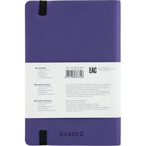 Notebook Axent Partner Soft 8206-38-A, 125*195 mm, 96 sheets, squared, light blue