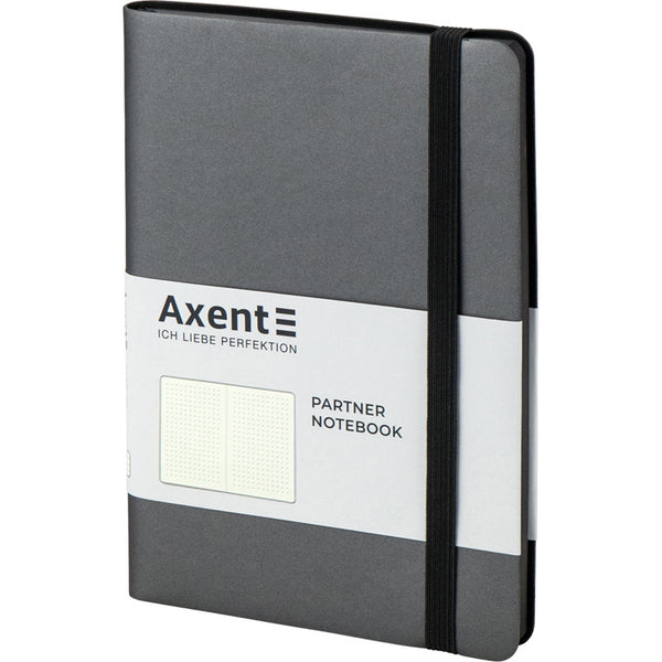 Notebook Axent Partner Soft 8310-15-A, 125*195 mm, 96 sheets, dotted, grey