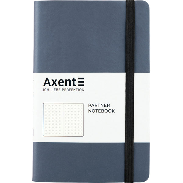 Notebook Axent Partner Soft 8310-14-A, 125*195 mm, 96 sheets, dotted, silver-blue
