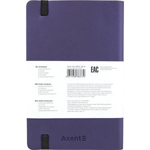 Notebook Axent Partner Soft 8310-38-A, 125*195 mm, 96 sheets, dotted, navy