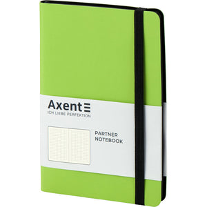 Notizbuch Axent Partner Soft 8312-09-A, A5-, 125x195 mm, gepunktet, flexibler Einband, salatgrün