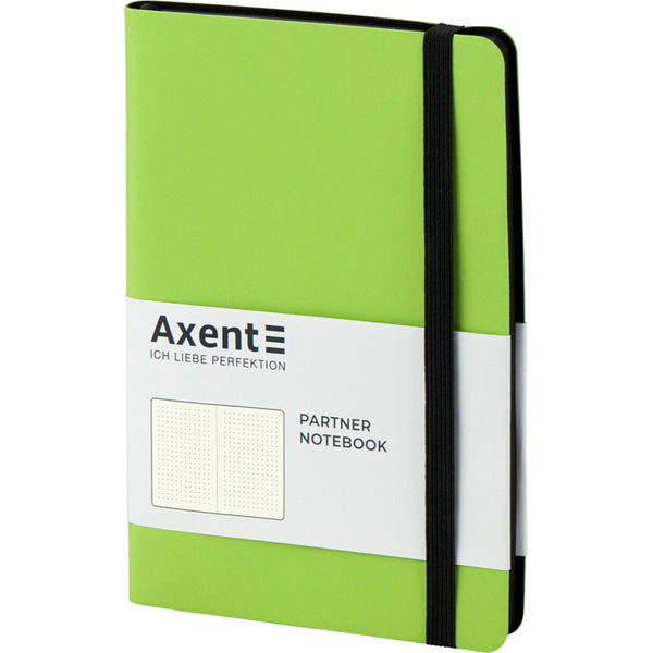 Notizbuch Axent Partner Soft 8312-09-A, A5-, 125x195 mm, gepunktet, flexibler Einband, salatgrün