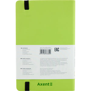 Notizbuch Axent Partner Soft 8312-09-A, A5-, 125x195 mm, gepunktet, flexibler Einband, salatgrün