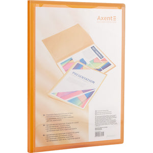 Sichtbuch mit Tasche Axent 1020-25-A, A4, 20 Hüllen, orange