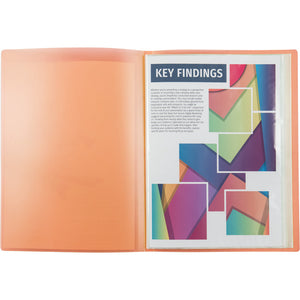Sichtbuch mit Tasche Axent 1020-25-A, A4, 20 Hüllen, orange