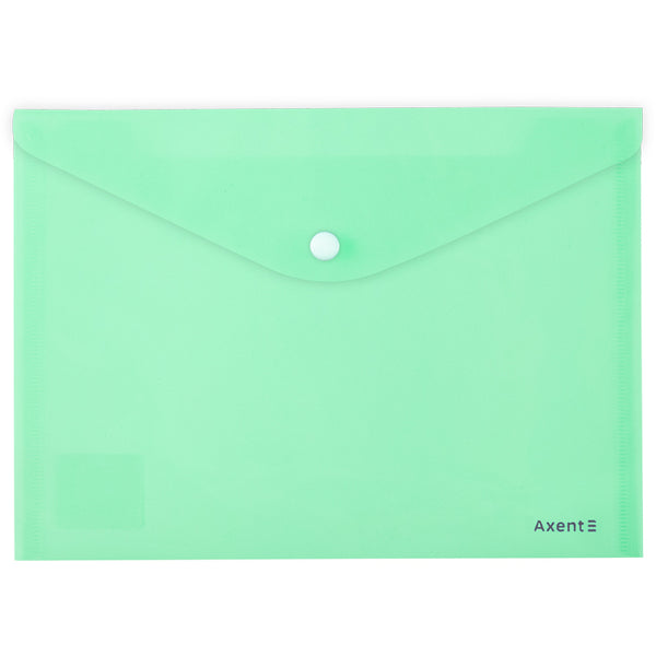 Dokumententaschen mit Druckknopf Axent Pastelini 1522-09-A, A5, neonminze