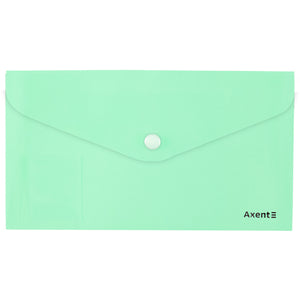 Umschlagmappe mit Druckknopf Axent Pastelini 1414-09-A, neonminze
