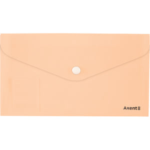 Umschlagmappe mit Druckknopf Axent Pastelini 1414-42-A, pfirsich