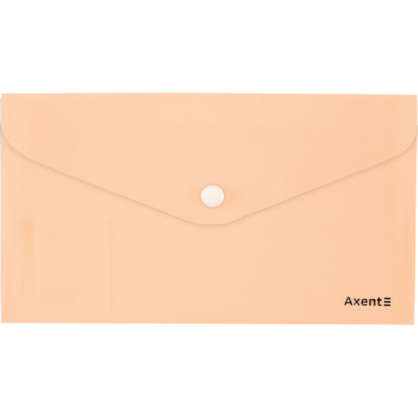 Umschlagmappe mit Druckknopf Axent Pastelini 1414-42-A, pfirsich