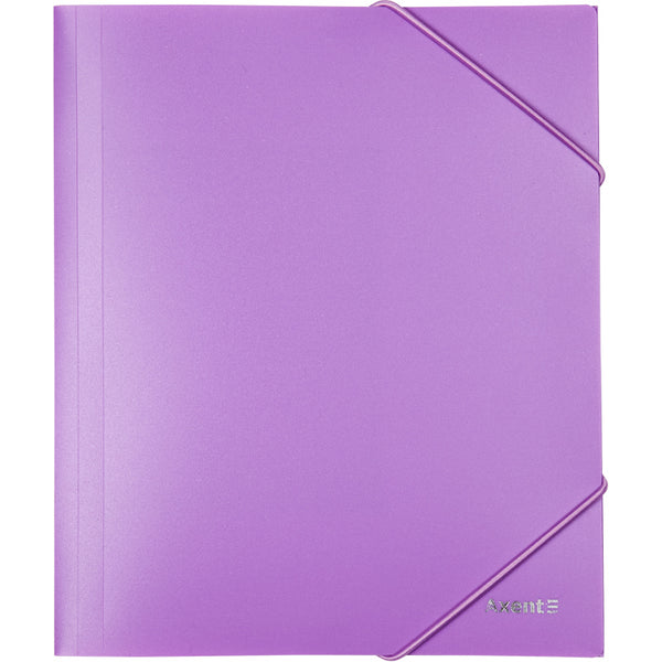 Folder with elastic bands Axent Pastelini 1514-36-A, A5, lilac