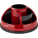 Stifthalter Axent Duoton 2204-04-A, 170x170x120 mm, 11 Fächer, rot
