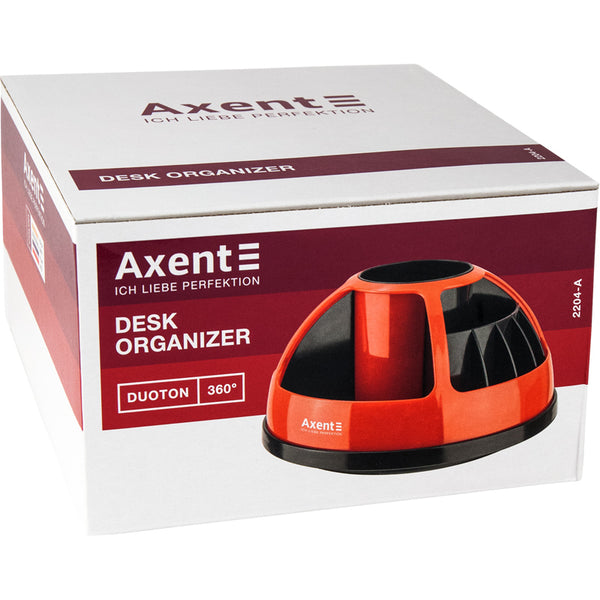 Organizerständer Axent Duoton 2204-14-A, 170x170x120 mm, 11 Fächer, grau
