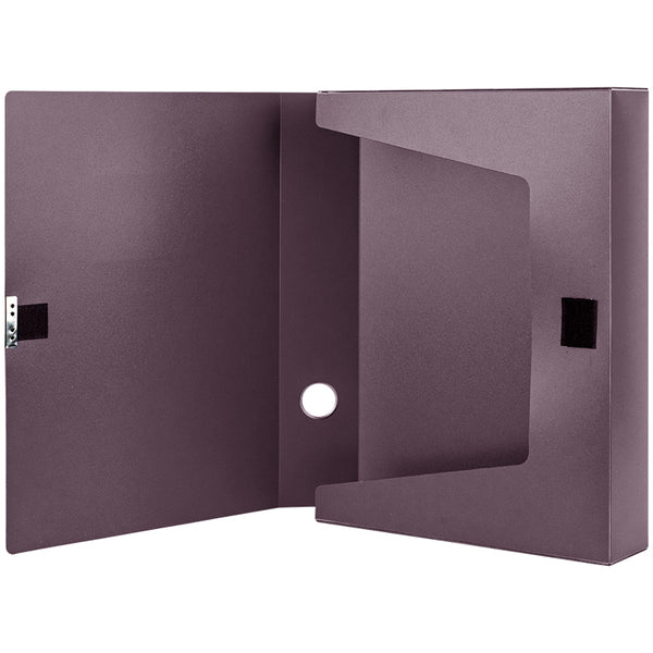 Ordner-Box mit Klettverschluss Axent 1760-11-A, A4, 60 mm, Pflaume
