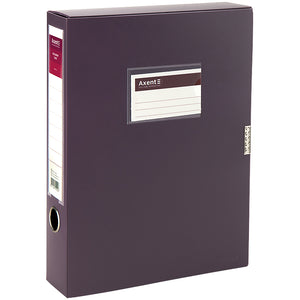Ordner-Box mit Klettverschluss Axent 1760-11-A, A4, 60 mm, Pflaume