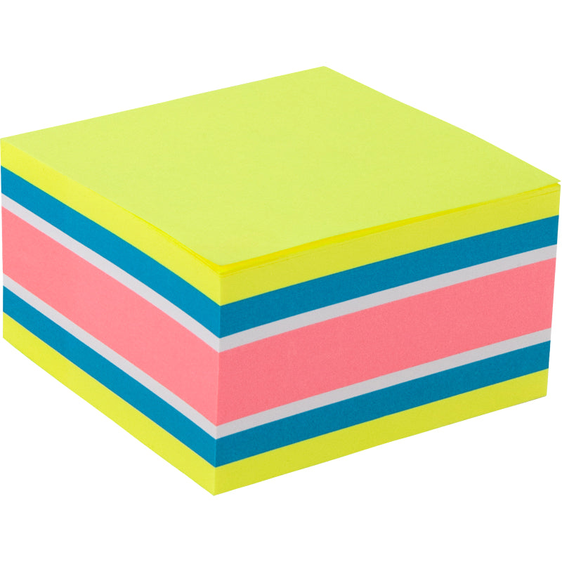Haftnotizblock Axent 2326-51-A, 75x75 mm, 450 Blätter, Neonfarben
