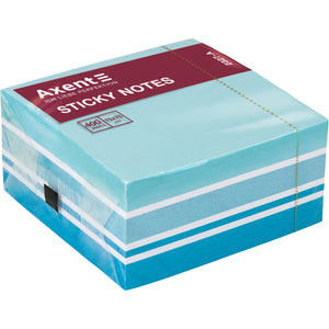 Haftnotizblock Axent 2327-70-A, 75x75 mm, 400 Blätter, Pastellfarben