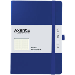 Notizbuch Axent Partner Prime 8305-38-A, 145x210 mm, 96 Blatt, Zelle, blau