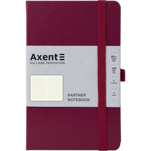 Notizbuch Axent Partner 8201-46-A, 125x195 mm, 96 Blatt, kariert