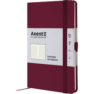 Notizbuch Axent Partner 8201-46-A, 125x195 mm, 96 Blatt, kariert