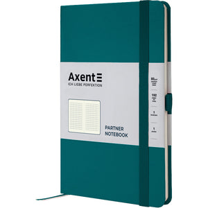 Notizbuch Axent Partner 8201-31-A, 125x195 mm, 96 Blatt, kariert