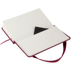 Notebook Axent Partner 8301-46-A, A6-, 95x140 mm, 96 sheets, squared, hard cover, wine