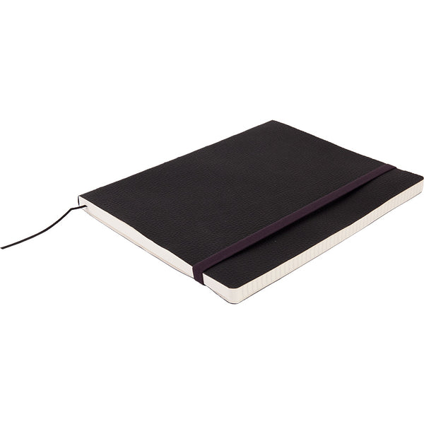 Notizbuch Axent Partner Soft L, 8615-01-A, 190x250 mm, 96 Blatt, kariert, flexibler Umschlag, schwarz