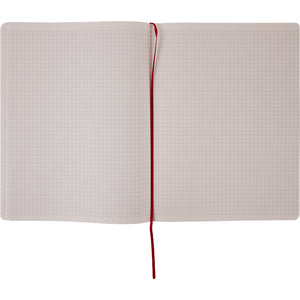 Notizbuch Axent Partner Soft L, 8615-06-A, 190x250 mm, 96 Blatt, kariert, flexibler Umschlag, rot