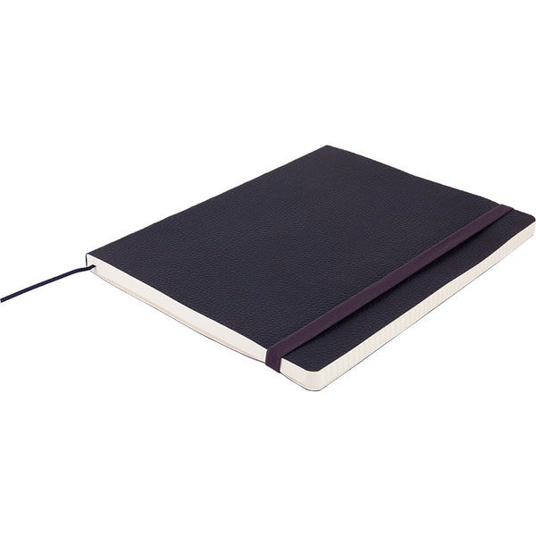Notizbuch Axent Partner Soft L, 8615-02-A, 190x250 mm, 96 Blatt, kariert, flexibler Umschlag, blau