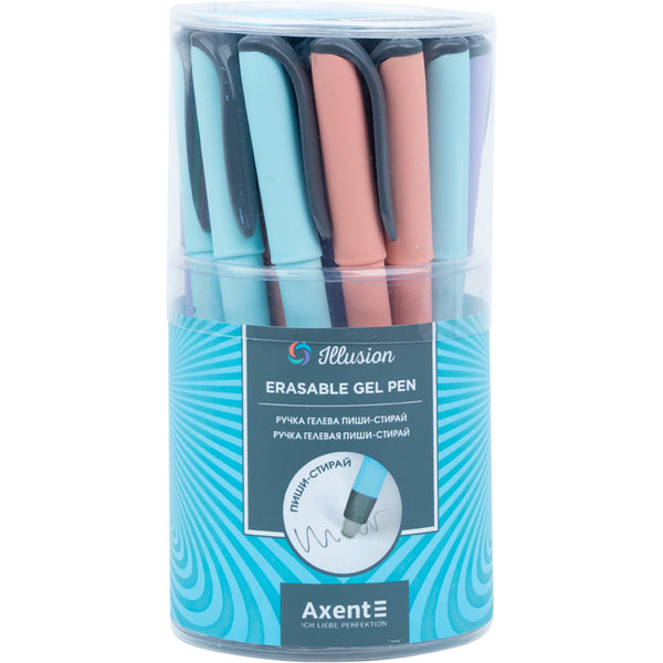 Gelschreiber "write-erase" Axent Illusion AG1094-02-A, 0,5 mm, blau