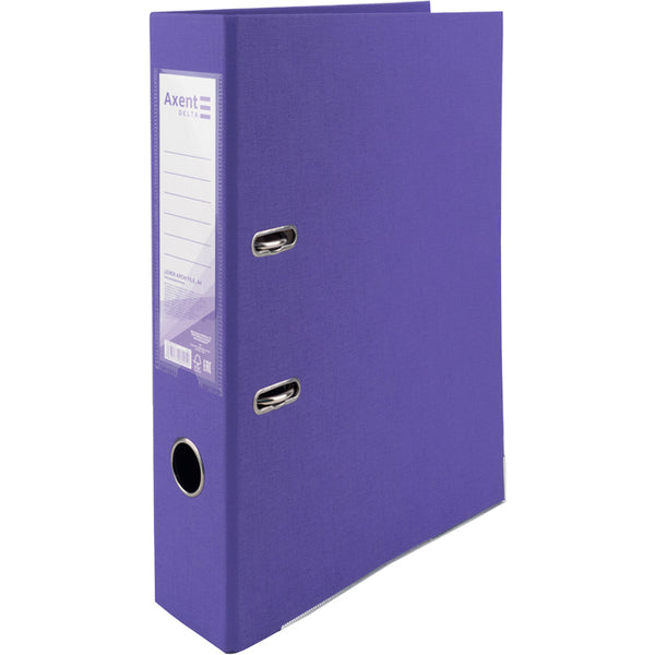 Lever-arch file Delta D1712-11P, double-sided, A4, 75 mm, non-assembled, violet