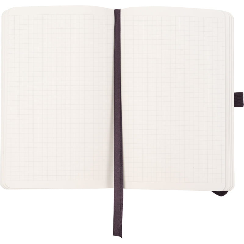Notebook Axent Partner Soft Skin 8616-01-A, A5-, 96 sheets, squared, black