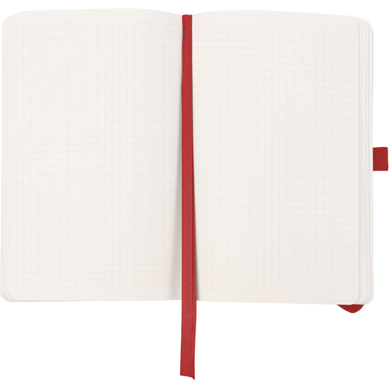 Notebook Axent Partner Soft Skin 8616-06-A, A5-, 125x195 mm, 96 sheets, squared, flexible cover, red