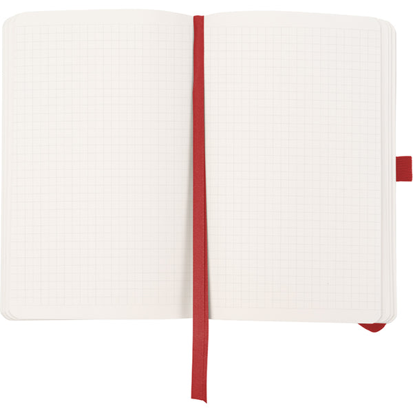 Notebook Axent Partner Soft Skin 8616-06-A, A5-, 125x195 mm, 96 sheets, squared, flexible cover, red