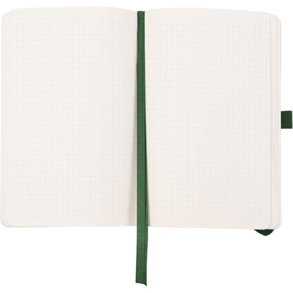 Notizbuch Axent Partner Soft Skin 8616-23-A, A5-, 125x195 mm, 96 Blatt, kariert, flexibler Umschlag, dunkelgrün