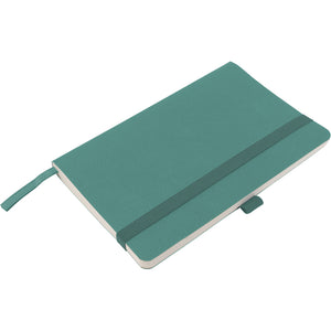 Notizbuch Axent Partner Soft Skin 8616-48-A, A5-, 125x195 mm, 96 Blatt, karierter, flexibler Einband, grau und azur