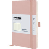 Notebook Axent Axent Partner Soft Skin 8616-24-A, A5-, 125x195 mm, 96 sheets, squared, flexible cover, puder pink