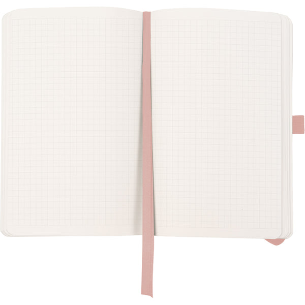 Notebook Axent Axent Partner Soft Skin 8616-24-A, A5-, 125x195 mm, 96 sheets, squared, flexible cover, puder pink