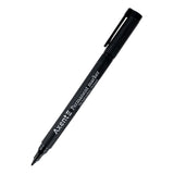 Marker Permanent Axent 2535-01-A, 1 mm, rund, schwarz