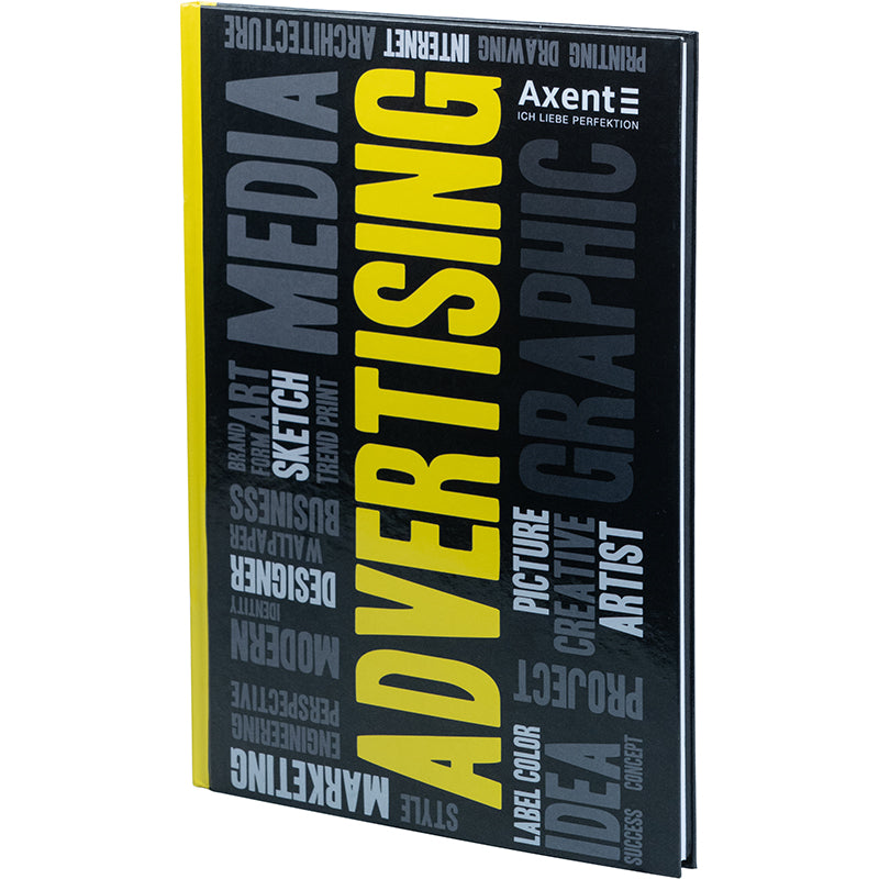 Notebook Axent Colors 8421-06-A, А4, 80 sheets, squared, yellow