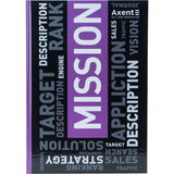 Notebook Axent Colors 8421-07-A, А4, 80 sheets, squared, purple
