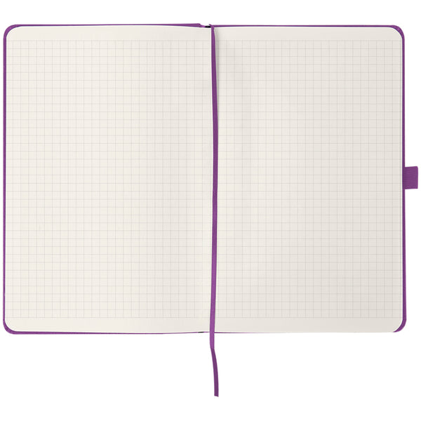 Notizbuch Axent Partner 8201-17-A, 125*195mm, 96 Blätter, Zelle, lila