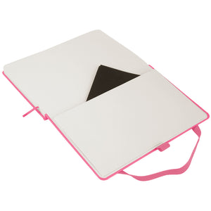 Notebook Axent Partner 8201-10-A, 125*195 mm, 96 sheets,  squared, pink