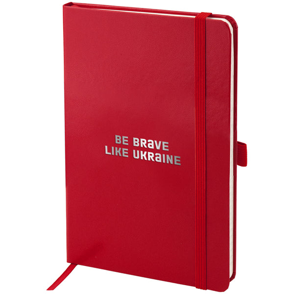 Notebook Axent Partner Bave 8201-03-2-A, 125x195 mm, 96 sheets,  squared, red
