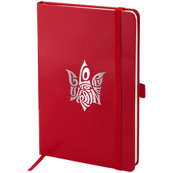 Notebook Axent Partner Glory 8201-03-3-A, 125x195 mm, 96 sheets,  squared, red