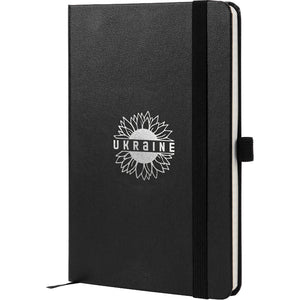 Notizbuch Axent Partner Sunflower 8201-01-4-A, 125*195 mm, 96 Blätter, Zelle, schwarz