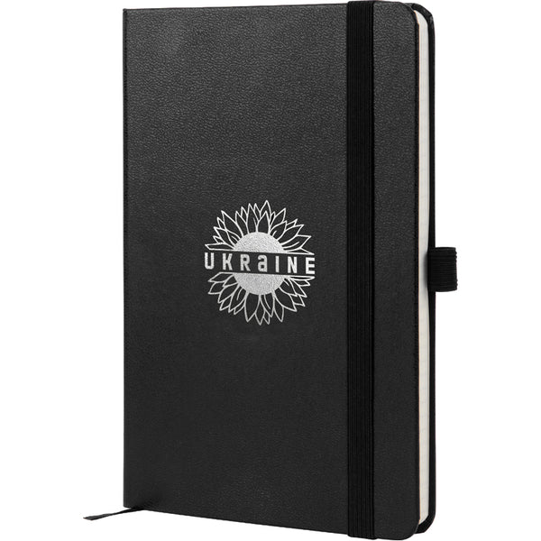 Notizbuch Axent Partner Sunflower 8201-01-4-A, 125*195 mm, 96 Blätter, Zelle, schwarz