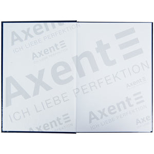 Notizbuch Axent Wisdom 8422-553-A, A4, 96 Blatt, kariert, dunkelblau