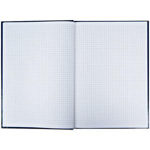 Notizbuch Axent Wisdom 8422-553-A, A4, 96 Blatt, kariert, dunkelblau